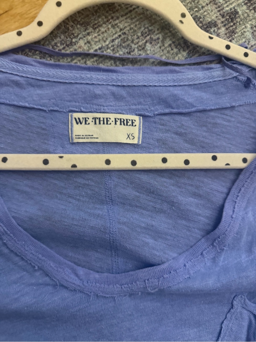 We The Free Lavender Scoop Neck Tee - Soft Lilac